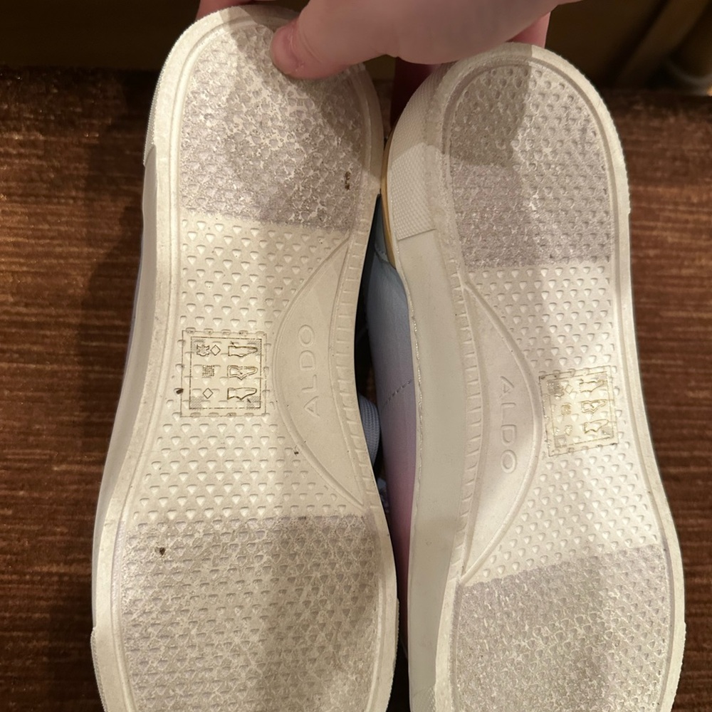 Aldo Pink and Blue Gradient Sneakers - Picture 4 of 10